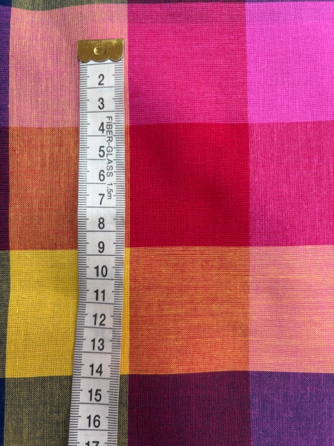 Jaipur plaid yarn dyed cotton