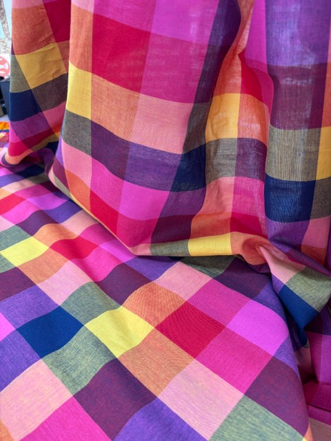 Jaipur plaid yarn dyed cotton