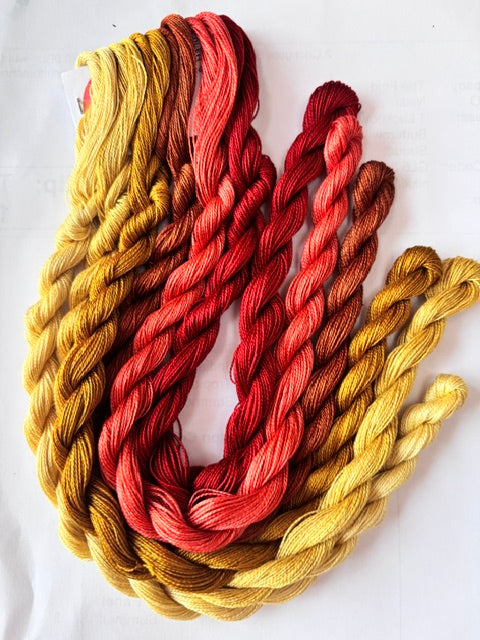 Sunny Vermont Perle 12 Paintbox threads pack 6