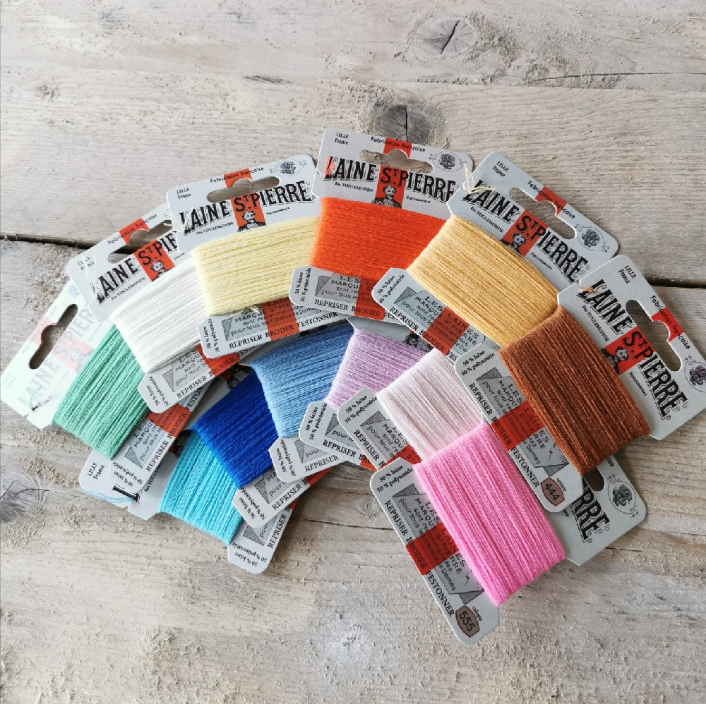 Laine St. Pierre darning wool assortment - Spring
