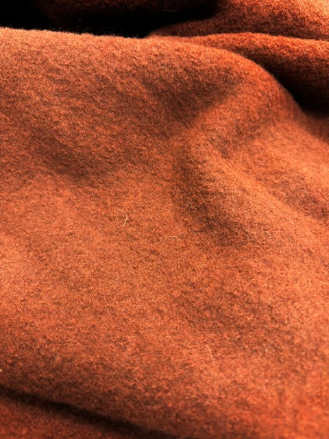 Boiled Wool - rust