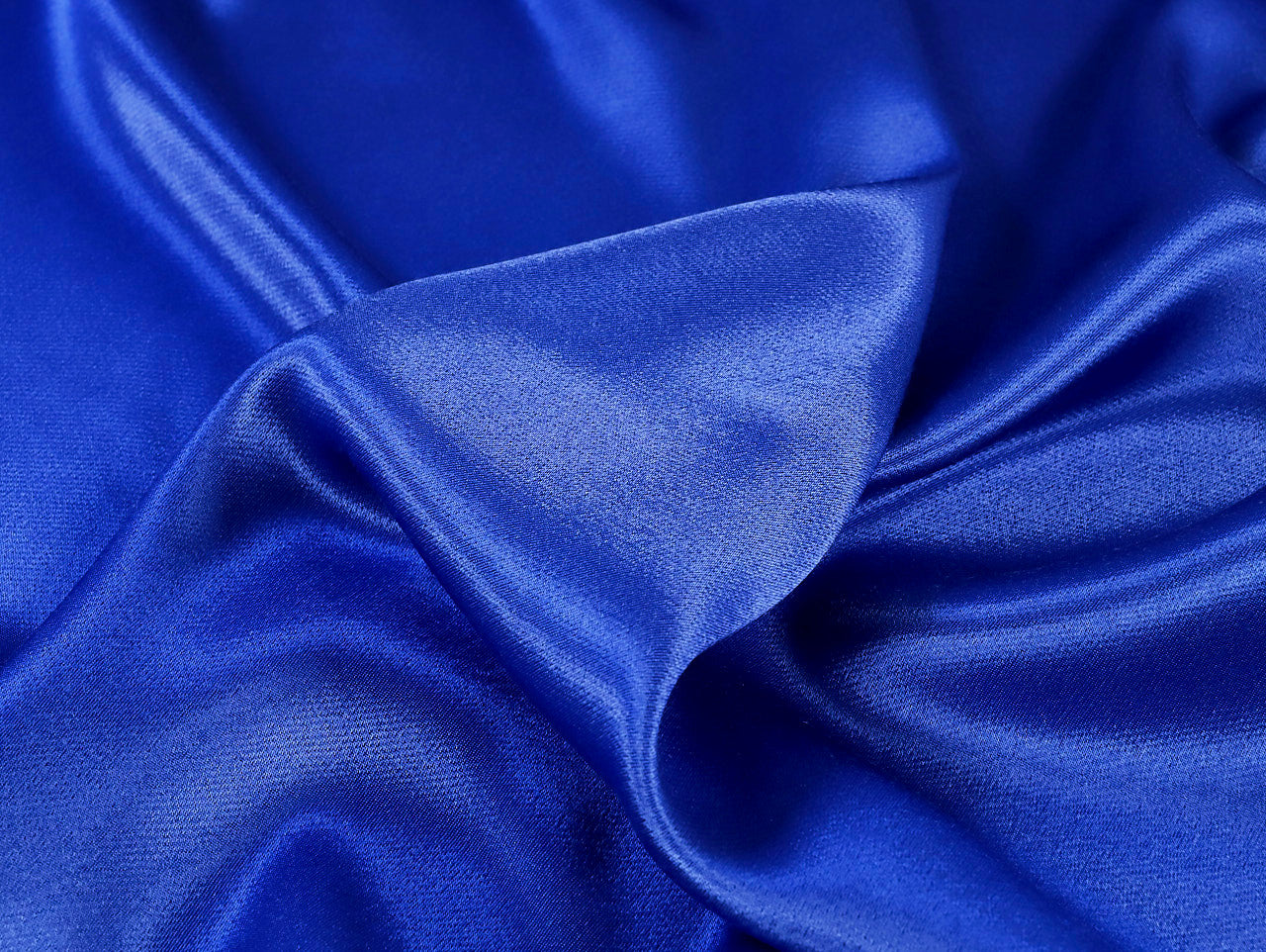 Bardot ECOVERO™ Viscose Satin - Cobalt