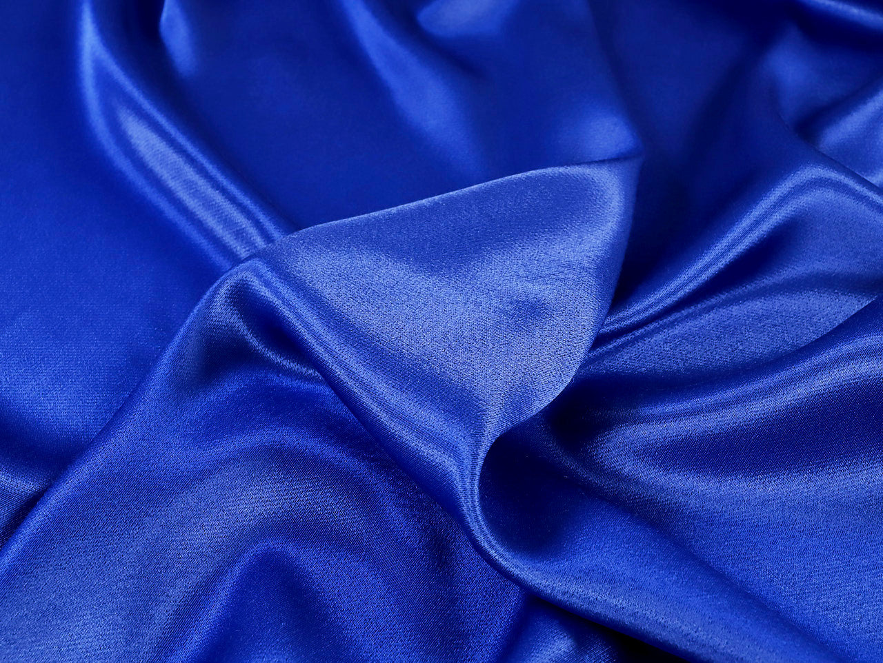 Bardot ECOVERO™ Viscose Satin - Cobalt