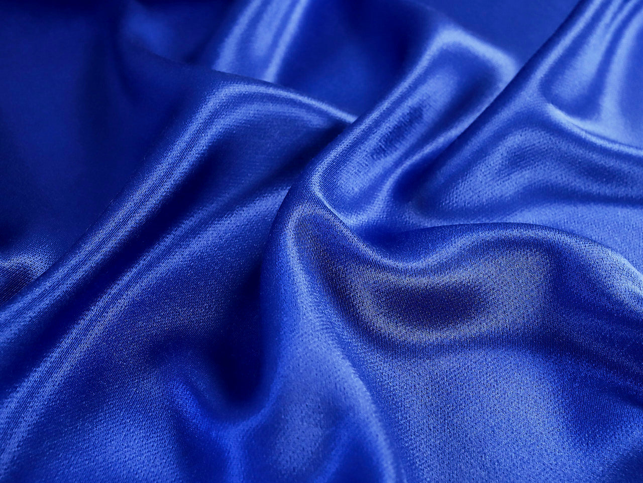 Bardot ECOVERO™ Viscose Satin - Cobalt