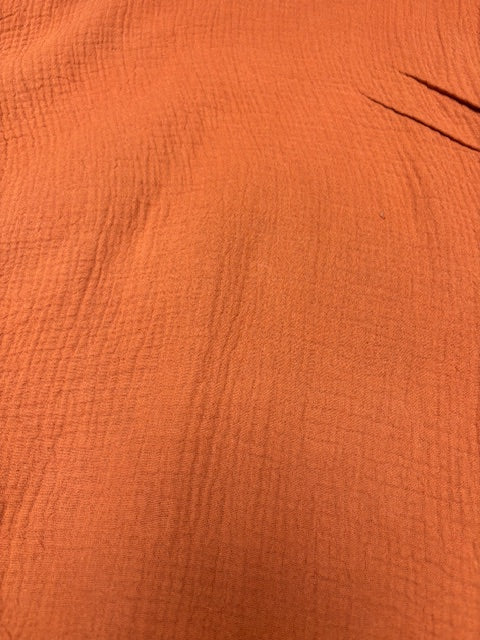 Rust Double Gauze from Sakata by Modelo Fabrics