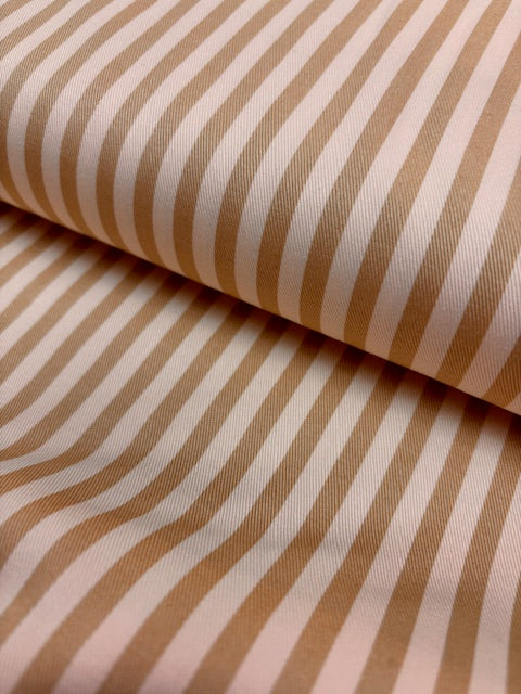 Sevenberry Cotton Twill stripes Beige