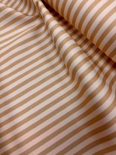 Sevenberry Cotton Twill stripes Beige