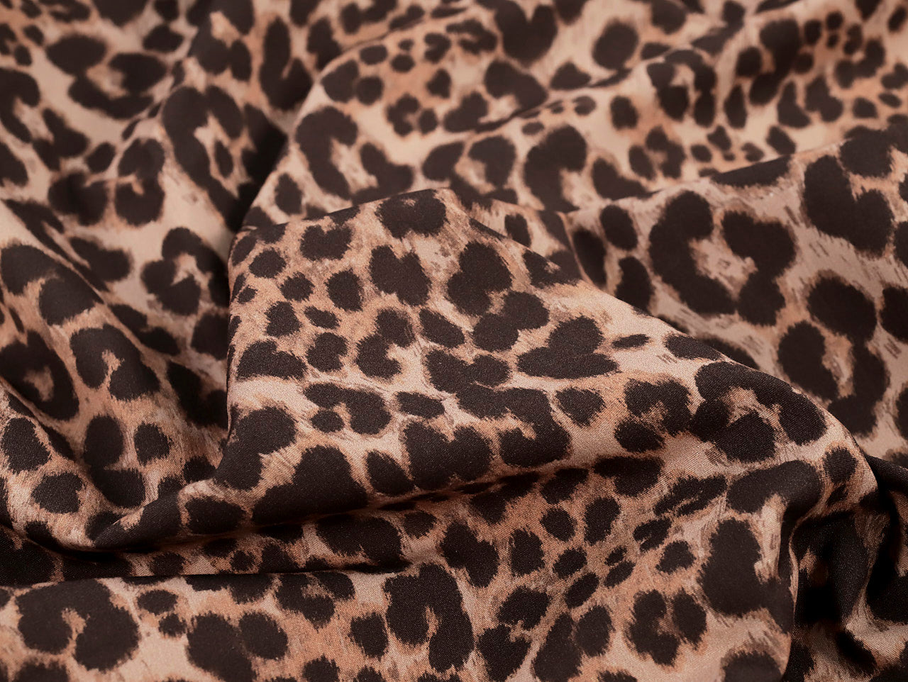 Fabric Godmother - Ace Animal Print Cotton Poplin - Brown
