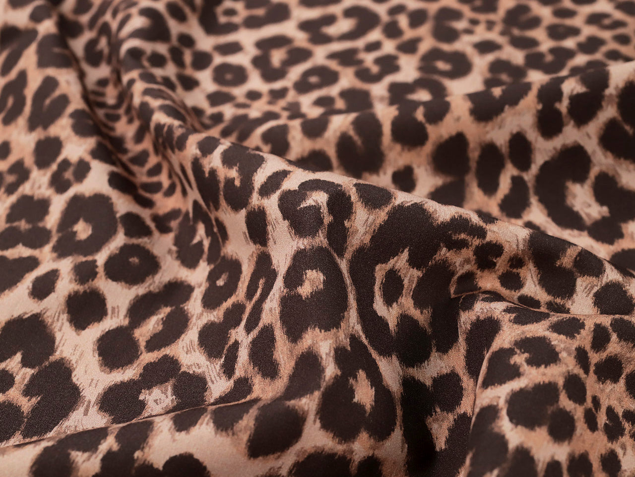 Fabric Godmother - Ace Animal Print Cotton Poplin - Brown
