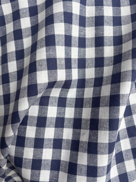 Blue/white Yarn Dyed Large Gingham Check from Kobenz by Modelo Fabrics
