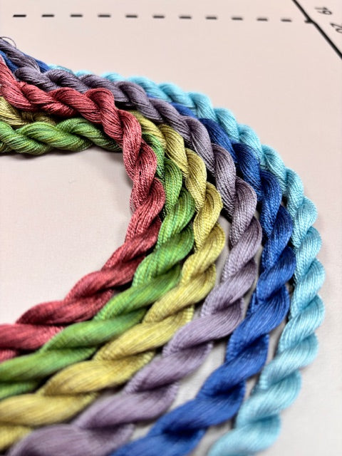 Antique Hues p12 Paintbox threads pack 6