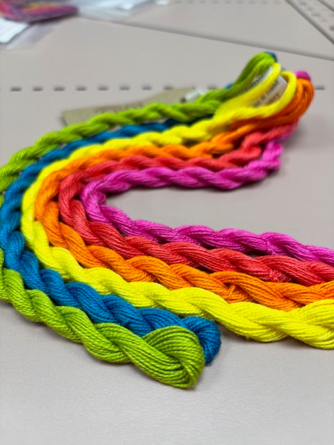 Day Glo P8 Paintbox threads pack 6