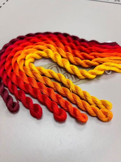 Flaming Heart Paintbox threads pack 6 P12