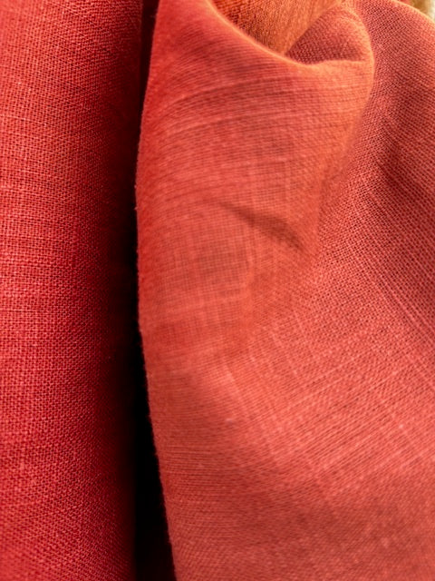 Ramie Linen - Rust