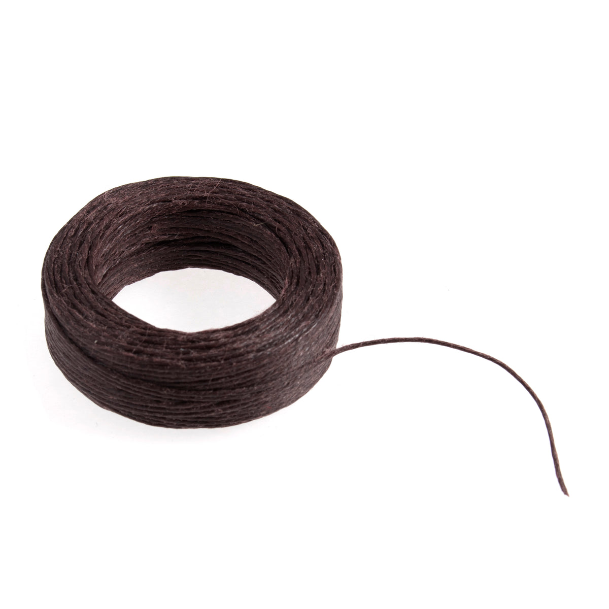 Waxed thread brown 22m