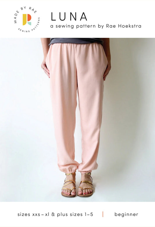 Luna Pants Pattern by Made by Rae