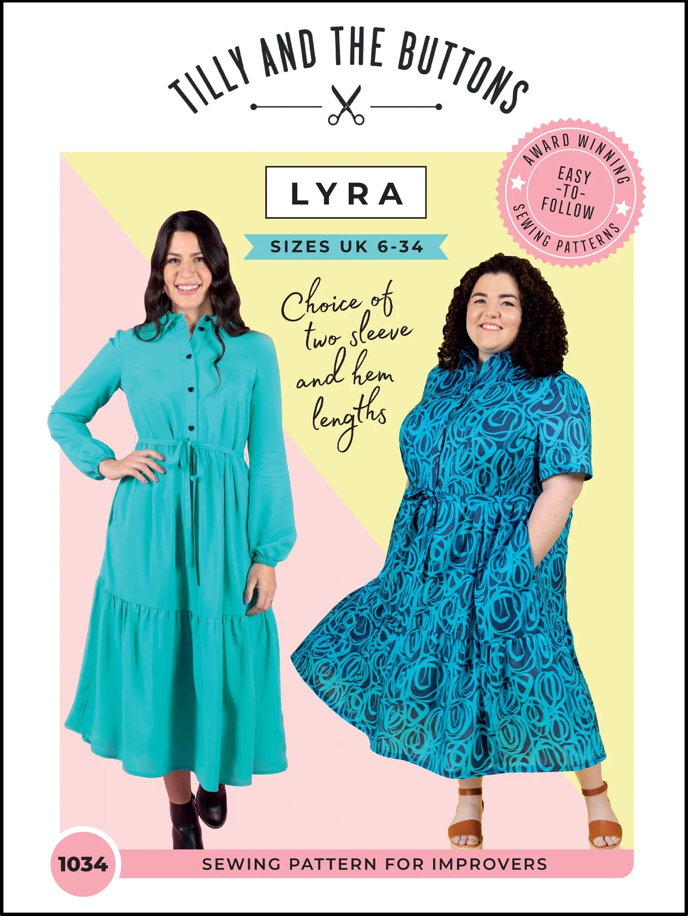Tilly and The Buttons Paper Pattern - Lyra Shirt Dress