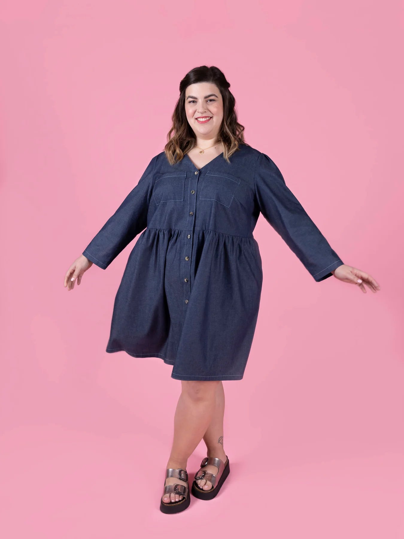 Tilly and The Buttons Paper Pattern - Nell Blouse and Dress