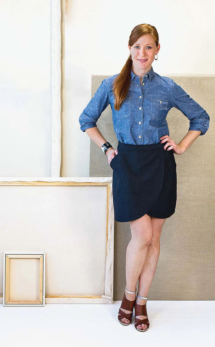Liesl & Co. City Stroll Wrap Skirt