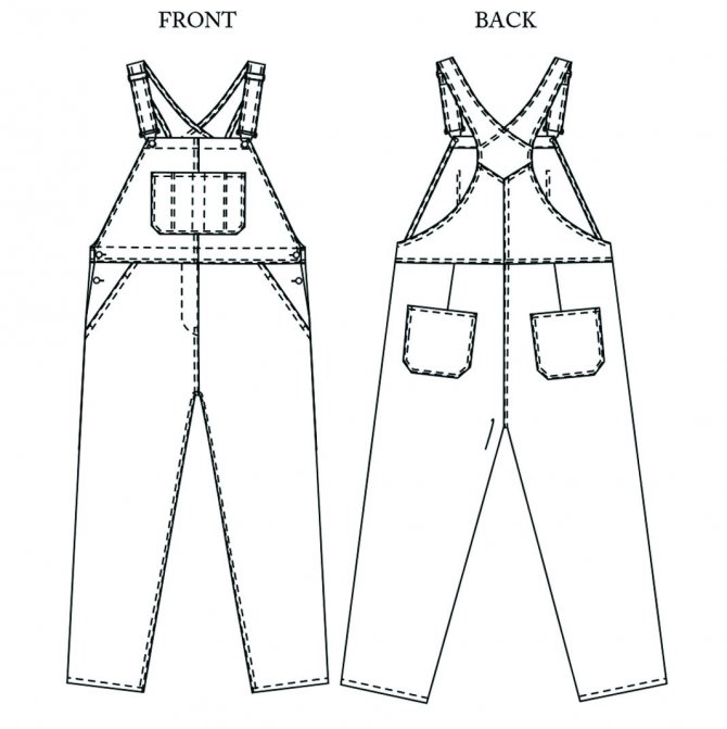 The Harlene Dungarees - Merchant and Mills