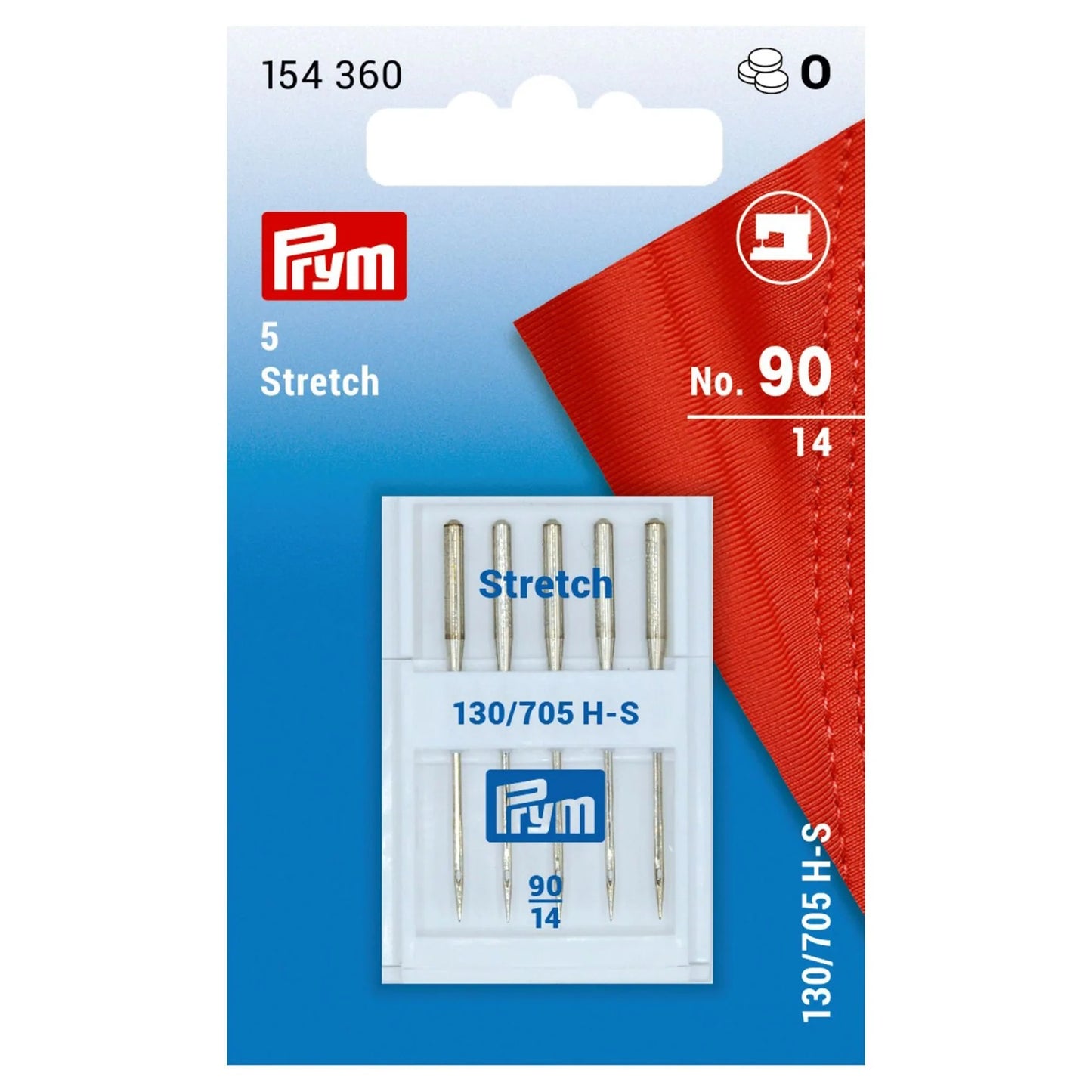 Prym - Sewing machine Needles Stretch H-S 130/705 size 90/14 x 5pcs