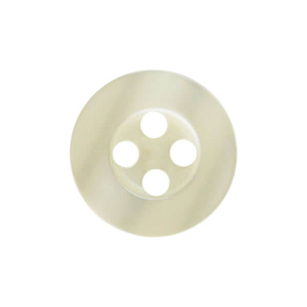 Formal shirt button Cream size 18
