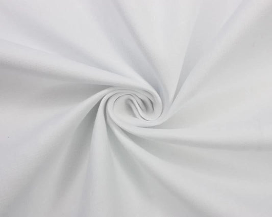 Plain Cotton Drill - White