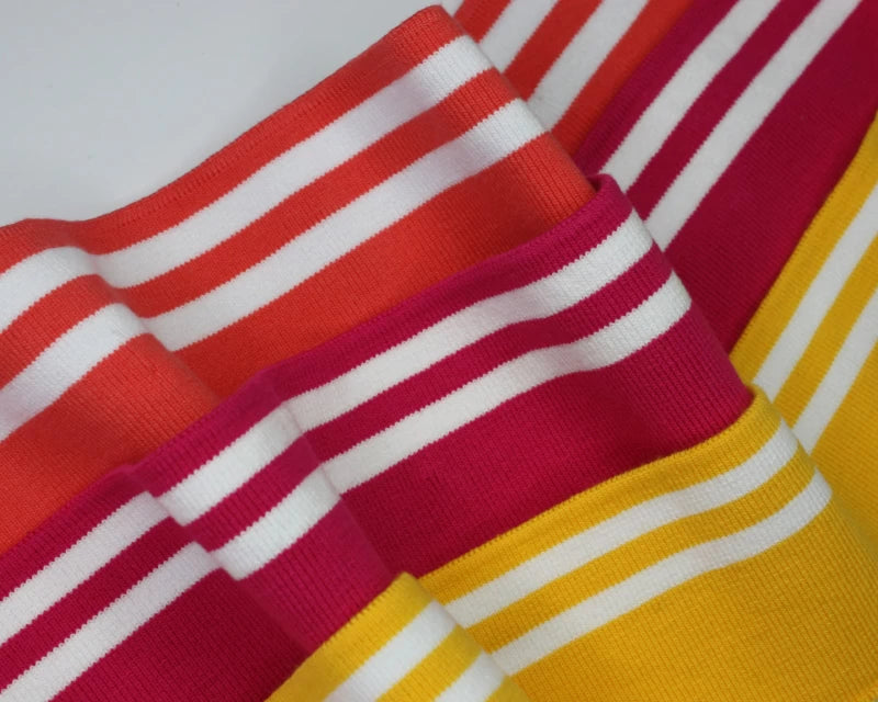 Double Striped Cuffing - Coral