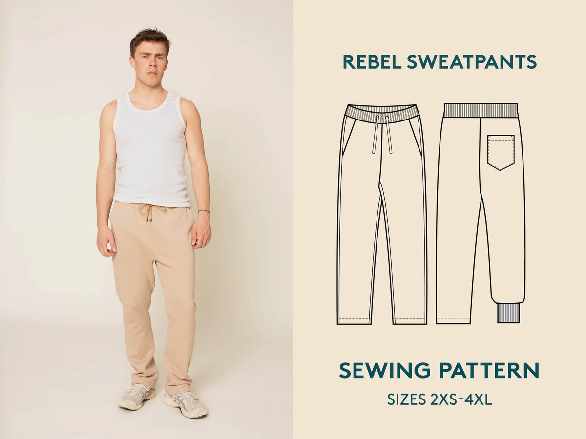 Rebel Sweatpants Pattern By Wardrobe By Me
