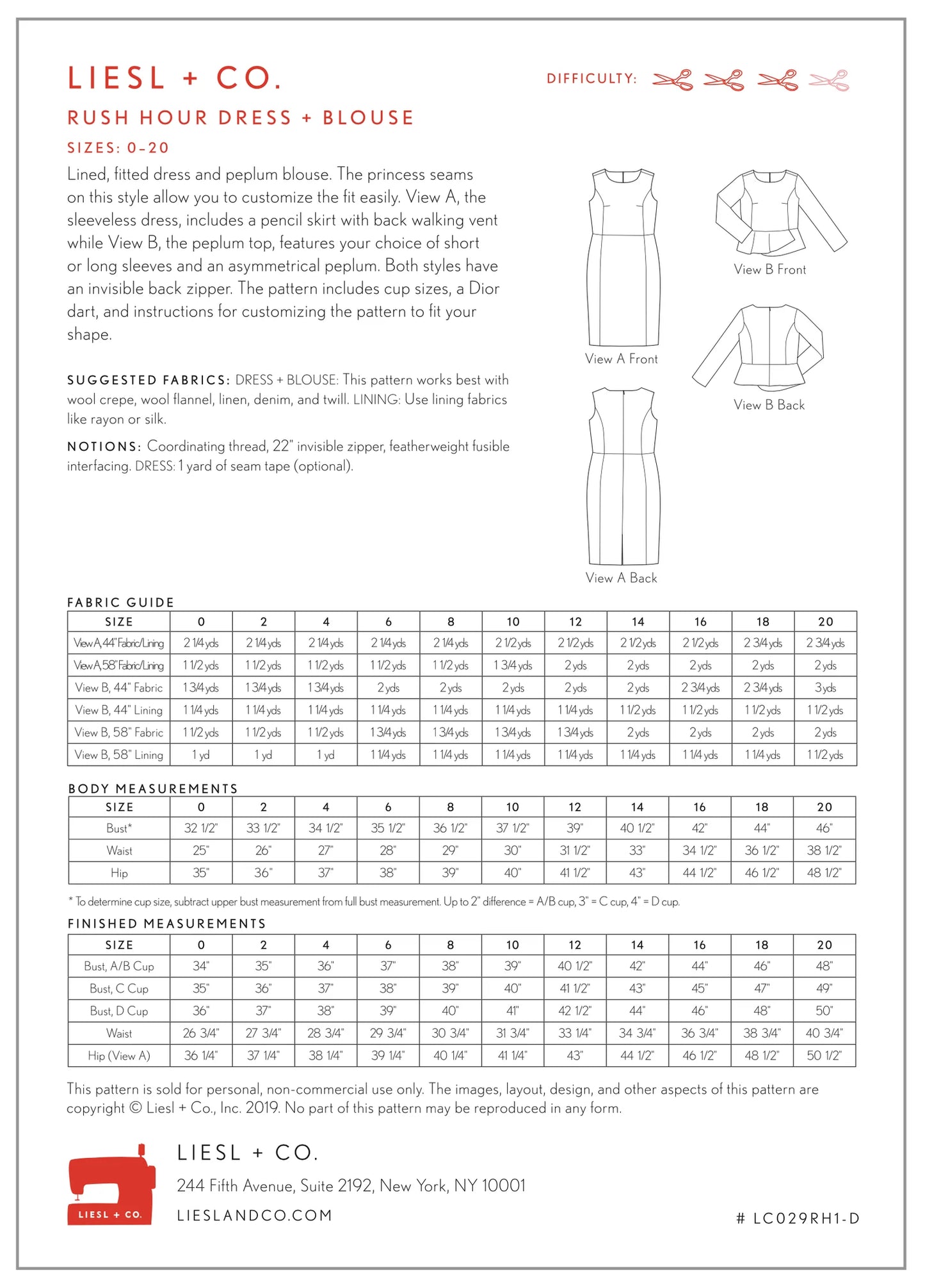Liesl & Co. Rush Hour Dress