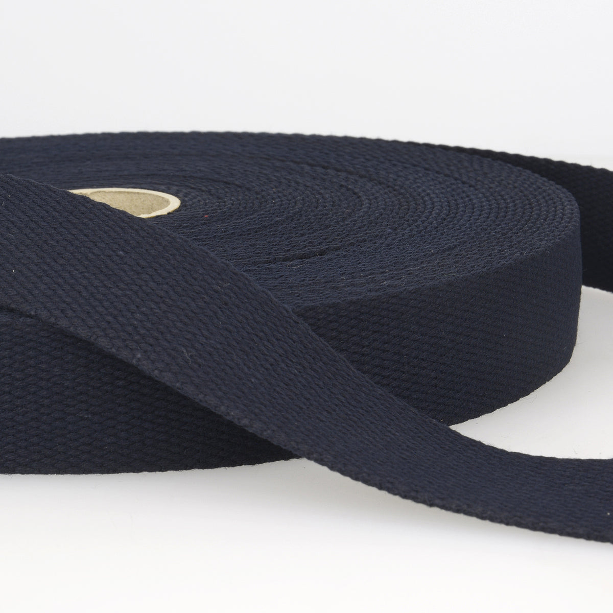 Cotton heavy webbing 25mm - navy