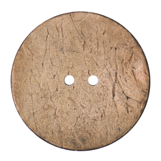Coconut button large natural