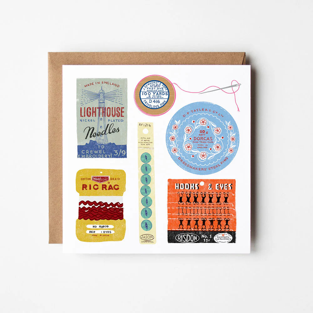 Sewing Collection - Greeting Card