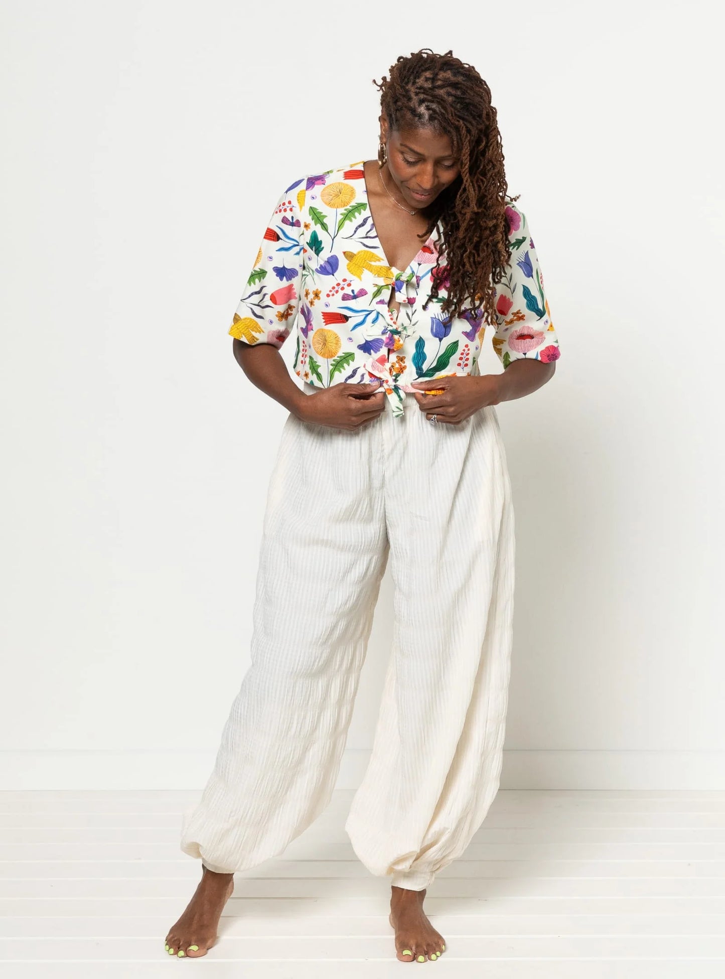 Style Arc Sophia Woven Bubble Skirt and Pant