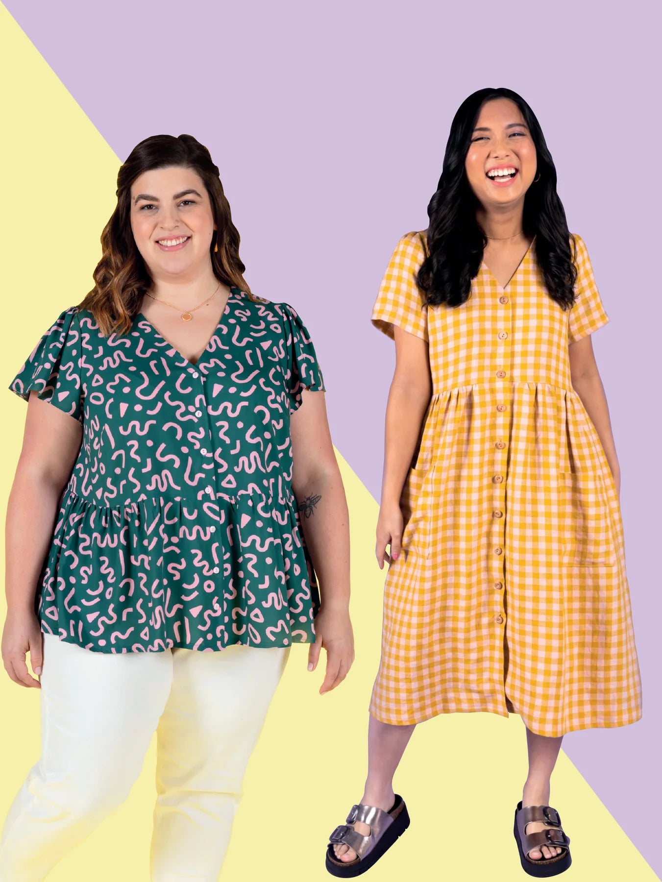 Tilly and The Buttons Paper Pattern - Nell Blouse and Dress