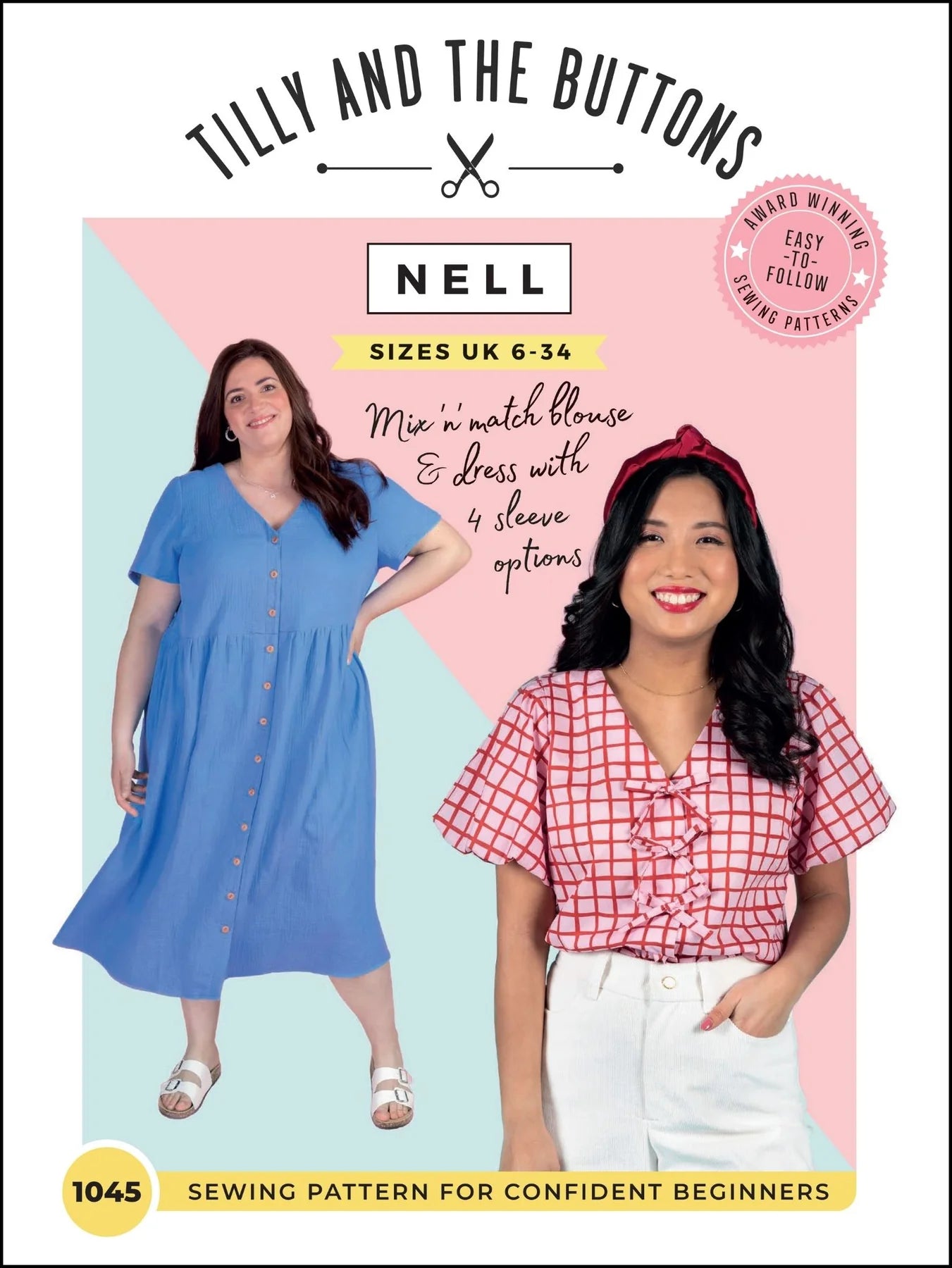Tilly and The Buttons Paper Pattern - Nell Blouse and Dress