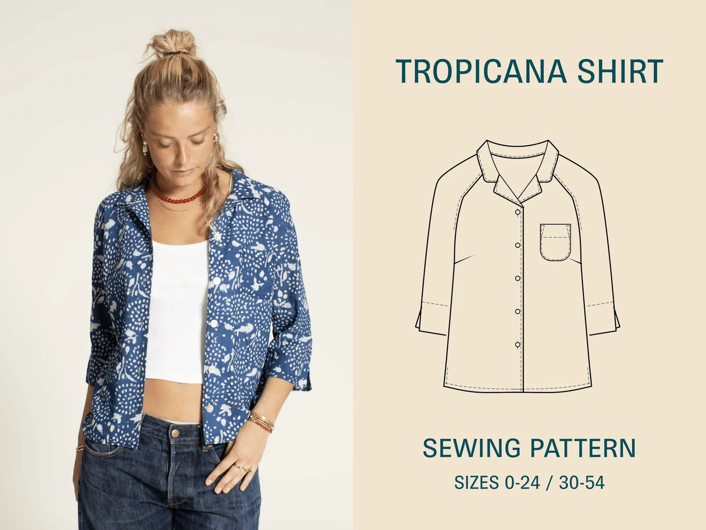 Tropicana Shirt Pattern By Wardrobe By Me