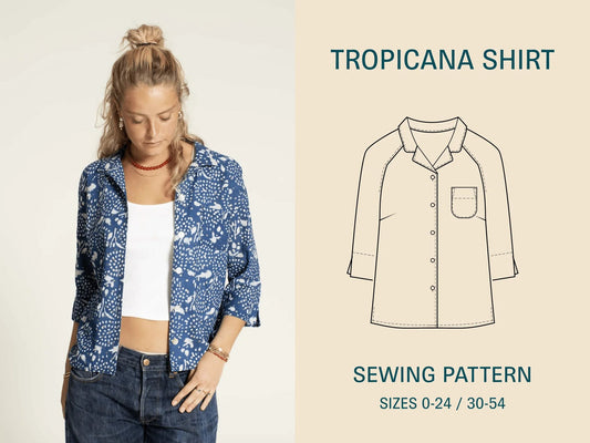Tropicana Shirt Pattern By Wardrobe By Me