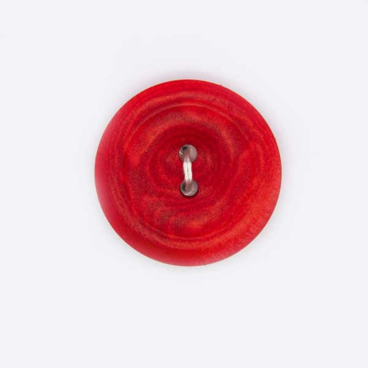 2-Hole Natural Nut Buttons – Red SIZE 18