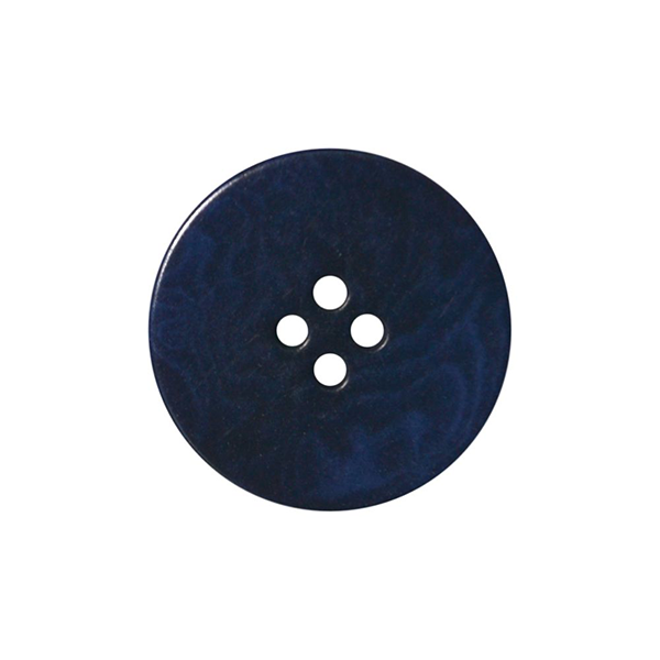 Corozo nut button navy size 36