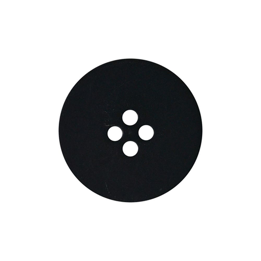 Corozo nut button black size 36