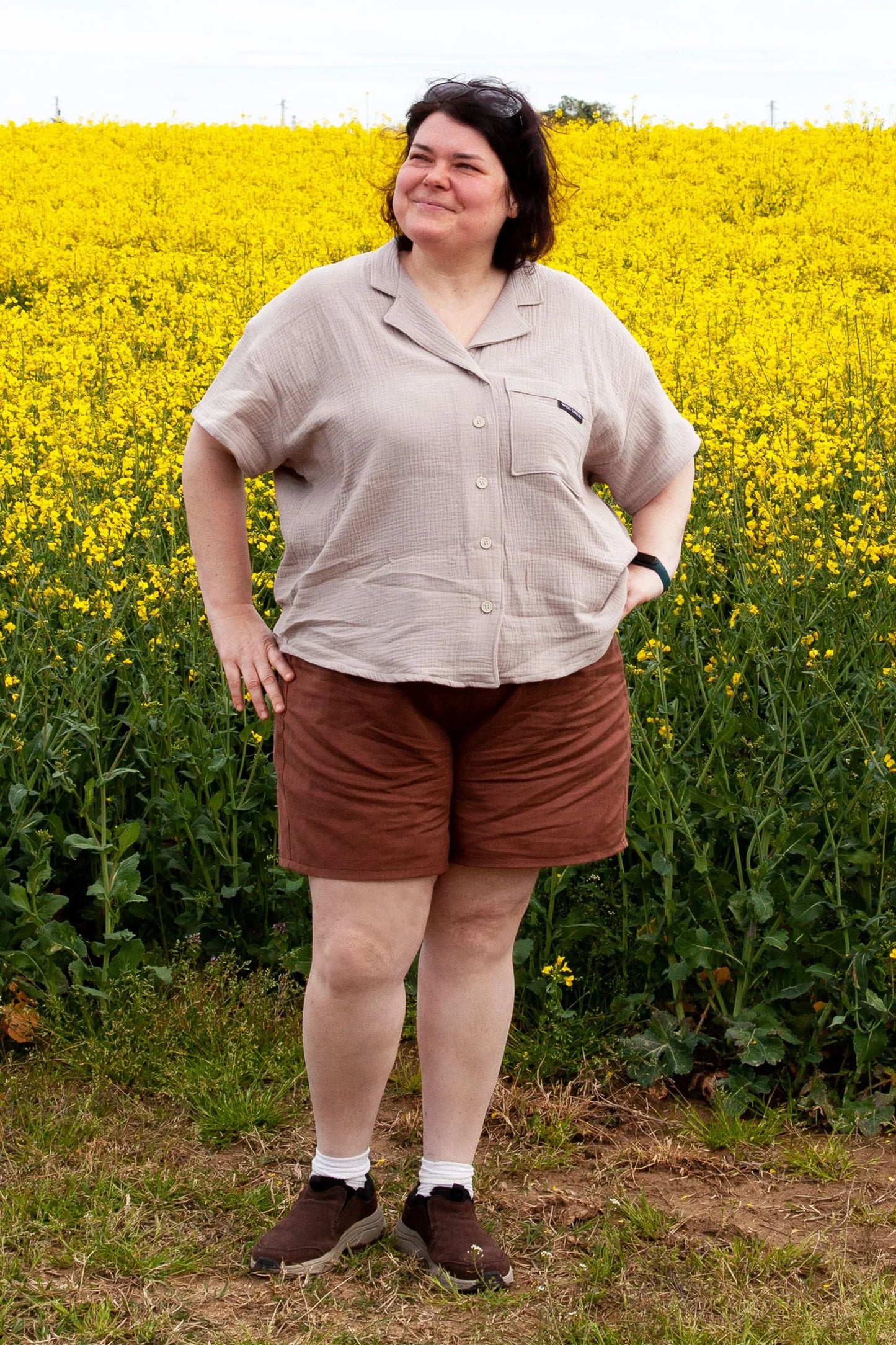 Camp shirt & Shorts Pattern By Wardrobe By Me