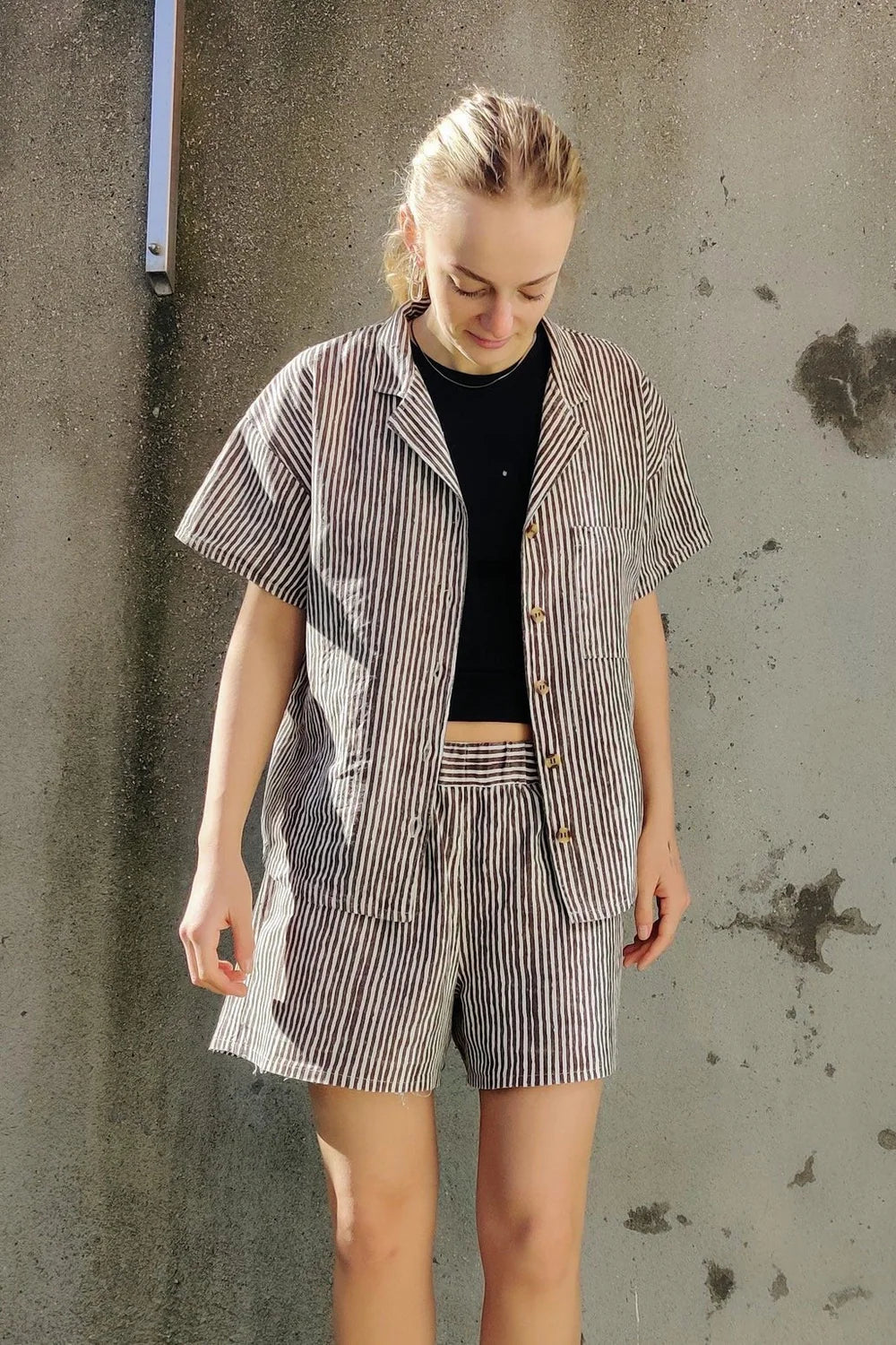 Camp shirt & Shorts Pattern By Wardrobe By Me