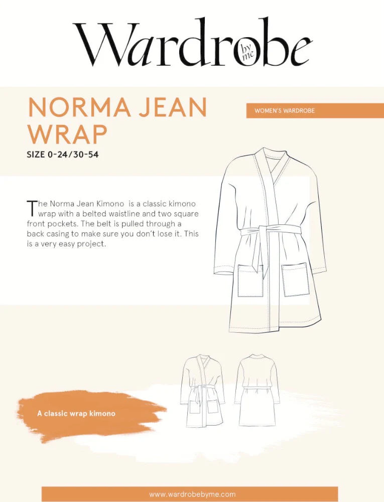 Norma Jean Kimono Pattern By Wardrobe By Me