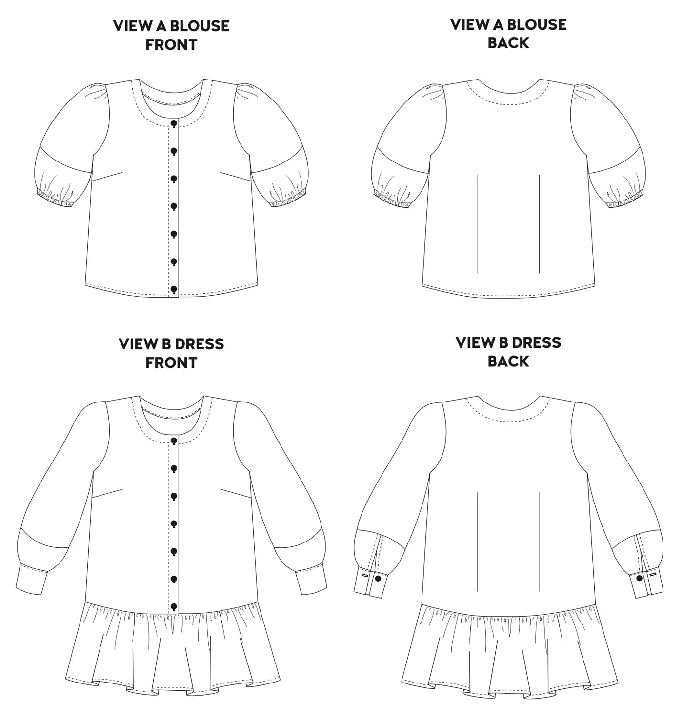 Wren Blouse & Dress