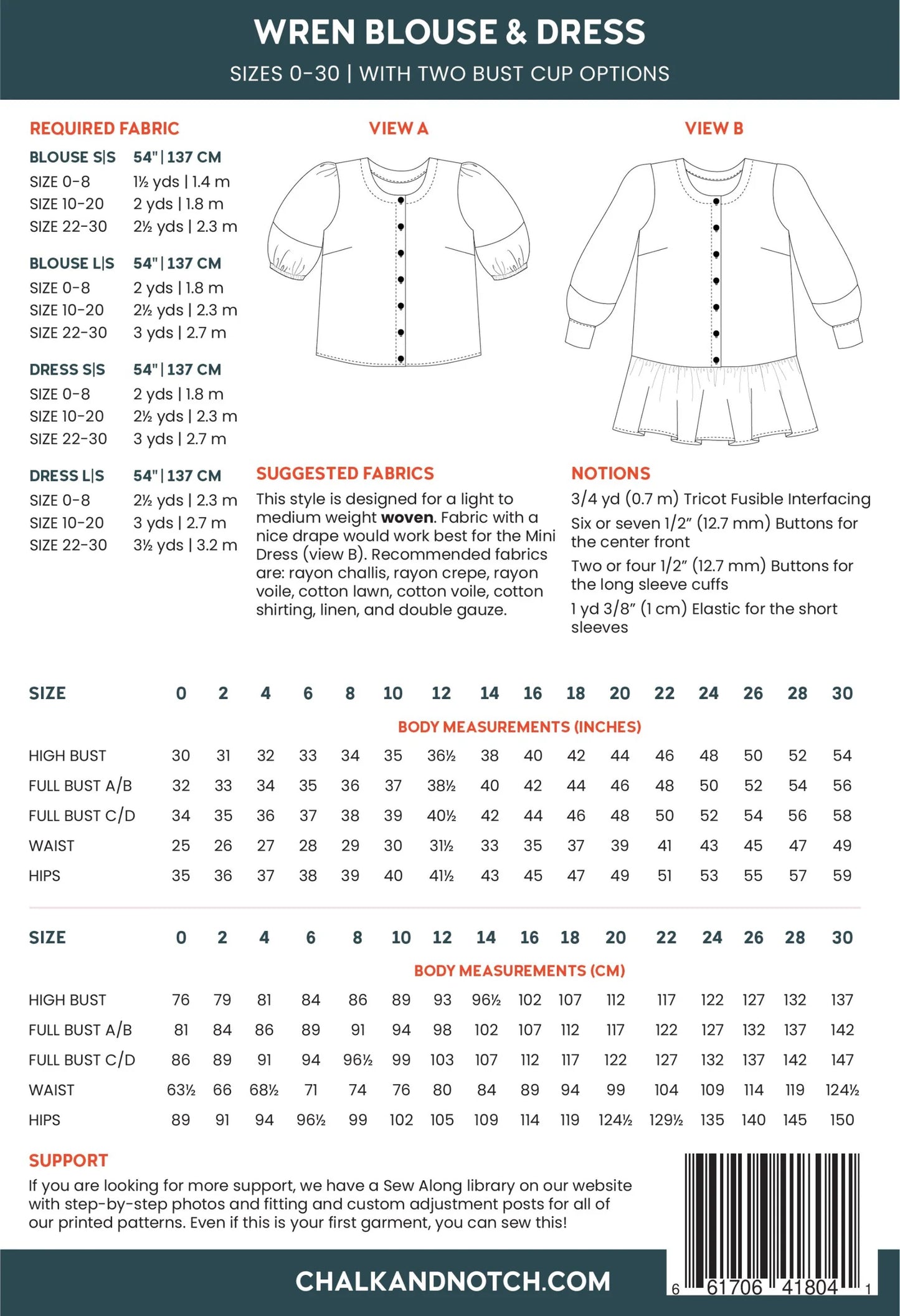 Wren Blouse & Dress
