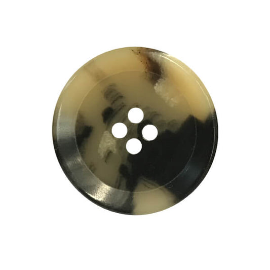 Mottled Horn-look buttons size 32