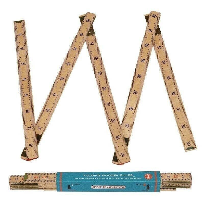 Folding Wooden Ruler - Spirit of Adventure