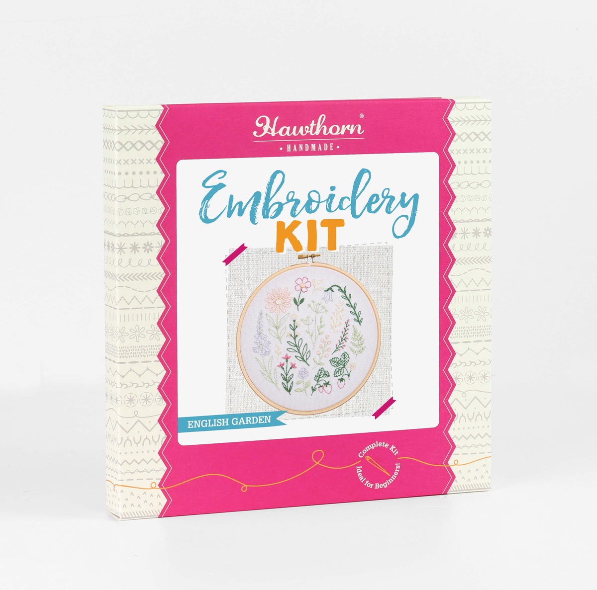 English Garden Embroidery Kit | Beginner Craft Kit