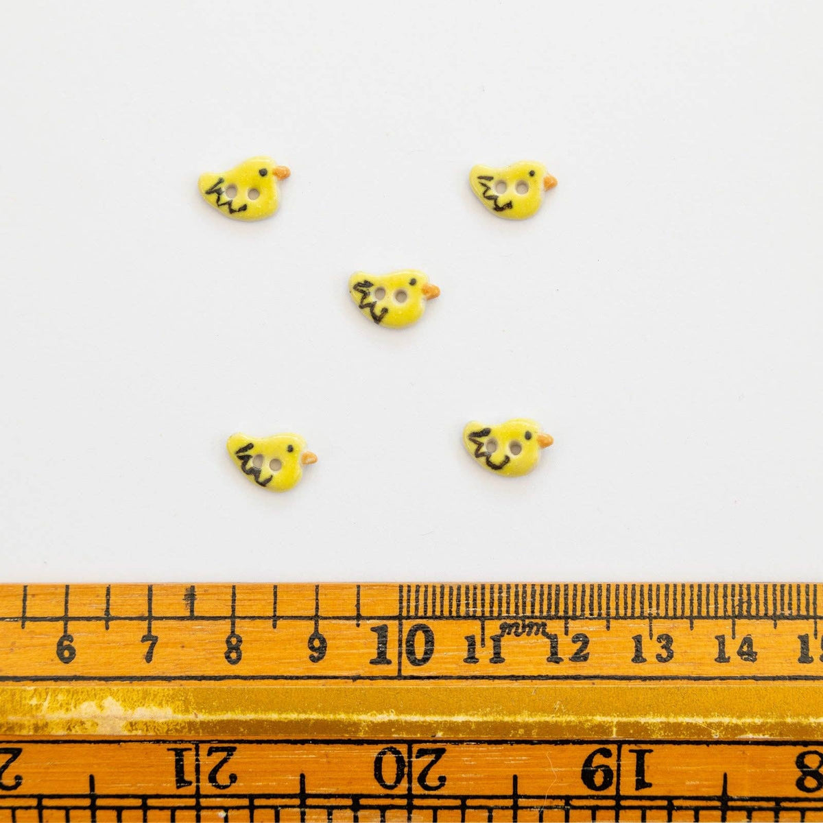 5 Teeny Yellow Chicks